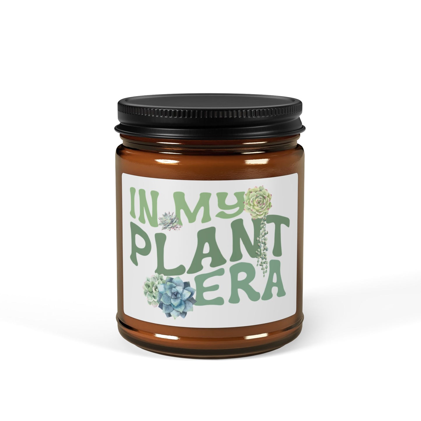 Scented Soy Candle - 'In My Plant Era' - Eco-Friendly Aromatherapy for Plant Lovers