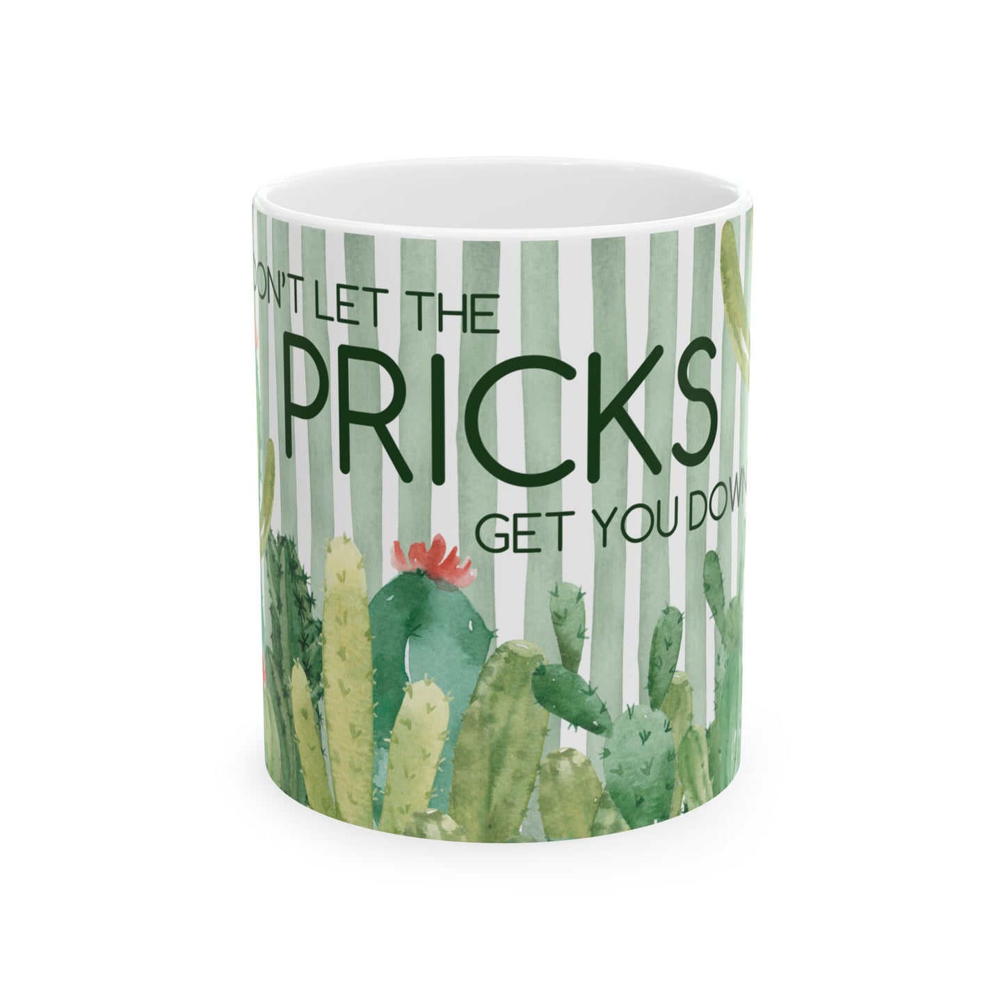 Funny Encouragement Mug Gift for Friend Cactus Mug Divorce Gift Prick Breakup Gift Coworker Gift Sarcastic Humor Mug Plant Lover Gift