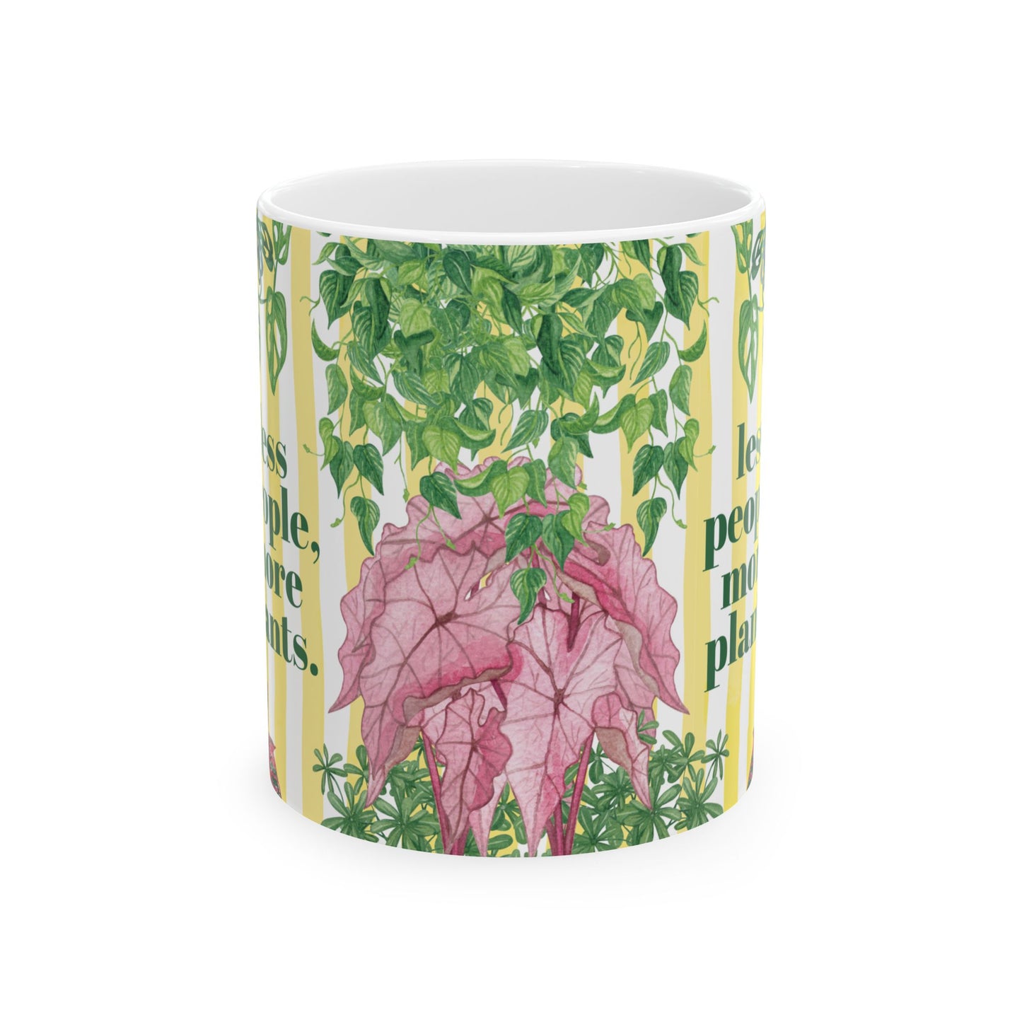Funny Plant Lover Coffee Mug Sarcastic Botanical Gift for Coworker Plant Mom
