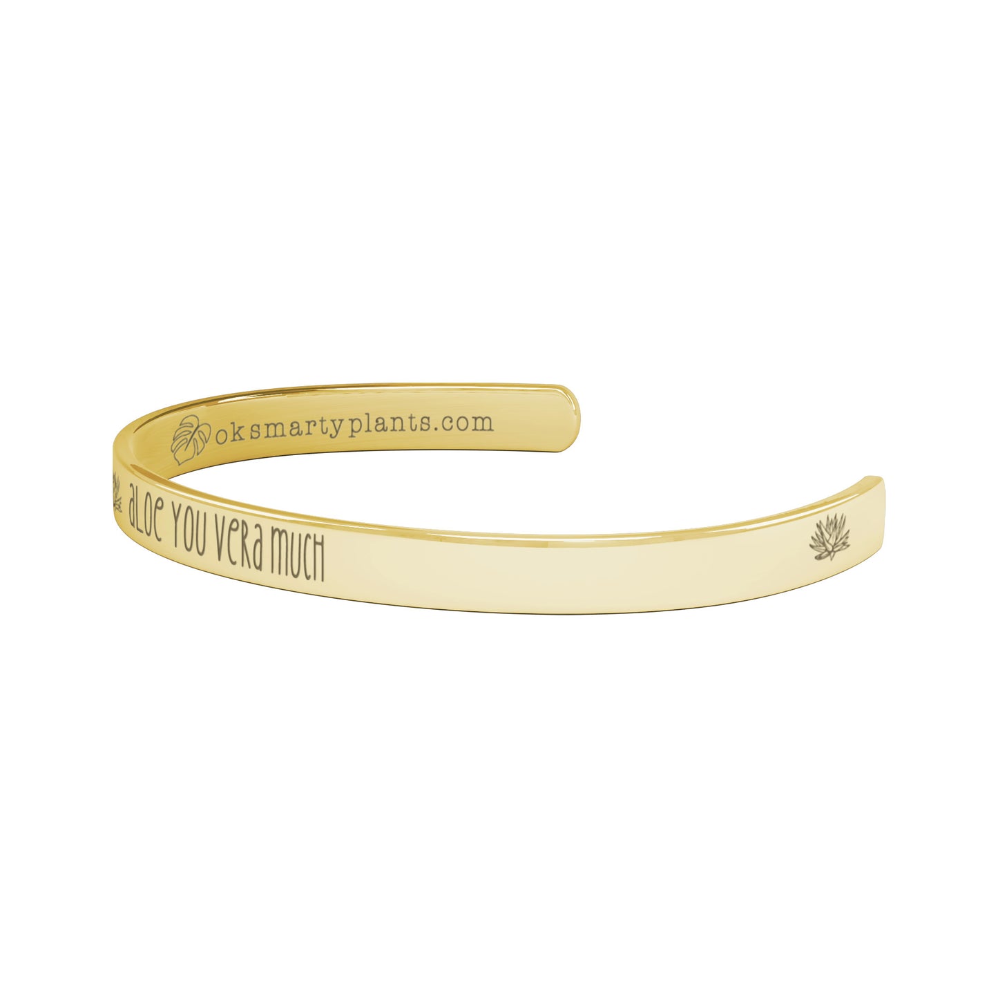 Aloe You Vera Much Bracelet, Funny Bracelet, Plant Pun Jewelry