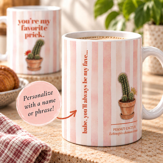 Snarky Husband Gift Mug Cutomizable Prick Funny Pun Mug for Boyfriend Favorite Prick Joke for Best Friend