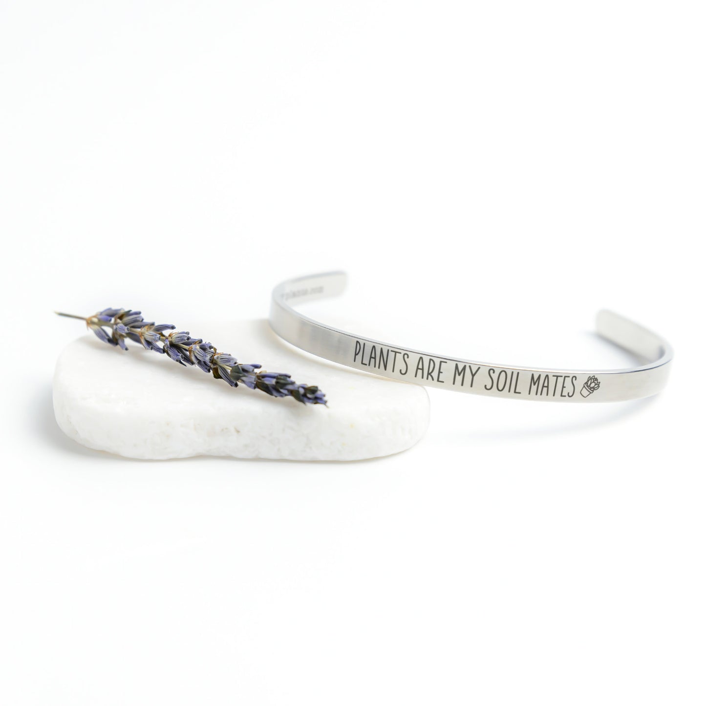 Plants are my Soil Mates, Funny Plant Pun Bracelet, Plant Lover Jewelry