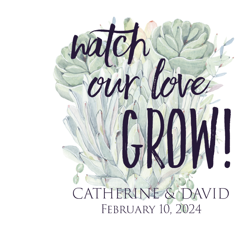 Succulent Wedding Favors with Plant Pun Love Tags, Plant Favors with Hand Sewn Burlap Wraps, Custom Wedding Tags, Succulent Theme