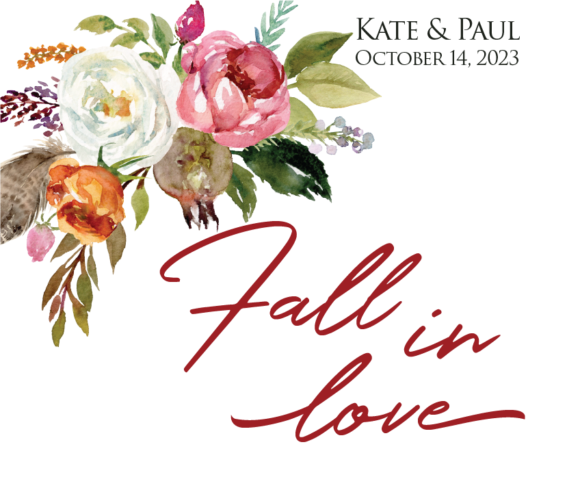 Fall in Love Rust Florals Wedding Favor Tags, Stick Tags for Succulent Wedding Favors, Cupcake Stick Tags