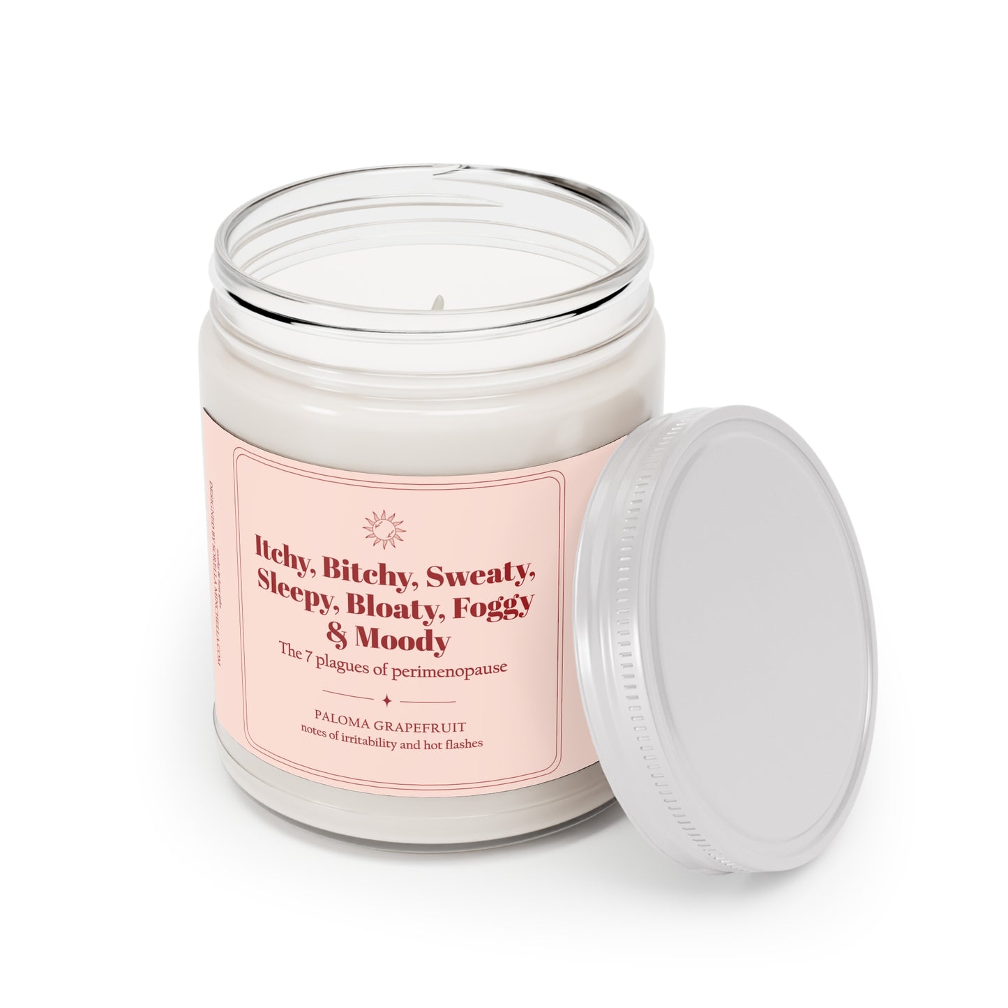 7 Plagues of Perimenopause, Funny Menopause Candle Gift for Women, Perimenopause Humor, Funny Birthday Gift for Over 40, Hot Flash Humor