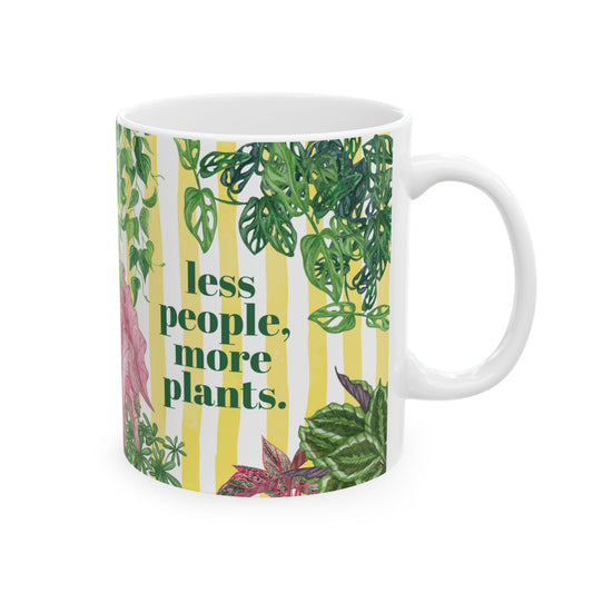 Funny Plant Lover Coffee Mug Sarcastic Botanical Gift for Coworker Plant Mom