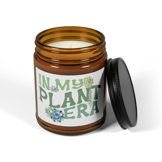 Scented Soy Candle - 'In My Plant Era' - Eco-Friendly Aromatherapy for Plant Lovers