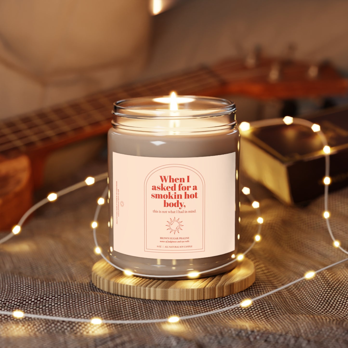 Smokin Hot Body, Perimenopause Joke Candle 9oz